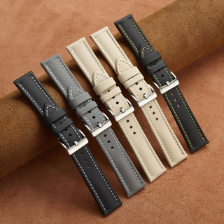 Dây đồng hồ da nylon/bò 18–22mm, phát hành nhanh, dành cho nam nữ, dây thay cho đồng hồ thông minh