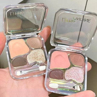 Little Ondine Bốn Màu Nằm tằm Bảng Phấn Mắt Làm Sáng Ngọc Trai Nổi Bật Đường Viền Một Màu Tự Nhiên Kết Xuất Phấn Mắt Bảng