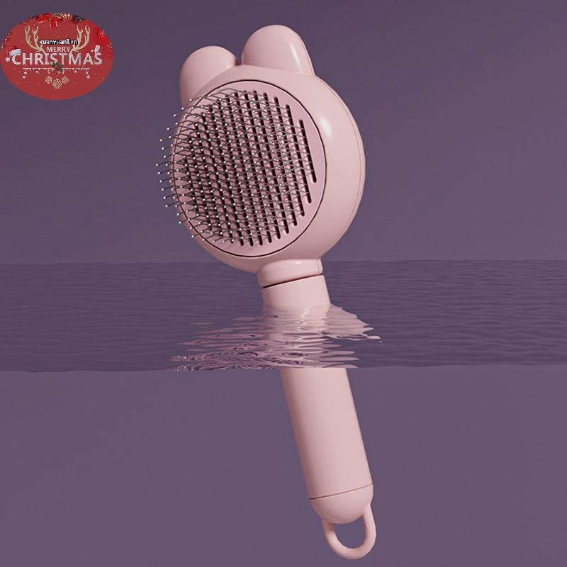 XUAN Loại bỏ đa chức năng cho chó và áo ngực Bàn chải Massage tóc cho thú cưng Lược chải tóc tự làm sạch cho thú cưng VN