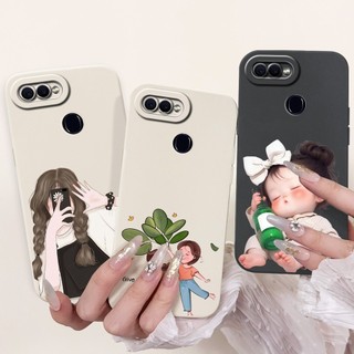 Ốp Chống Sốc Cho OPPO F7 F9 Pro Vỏ Mới Hoạt Hình Dễ Thương Thỏ Mèo Mềm Kẹo Silicon Dành Cho OPPOF7 OPPOF9 F9Pro Ốp Lưng