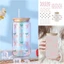 Nhãn dán chuyển BORAGETE UV DTF, Nơ Chủ đề Kính bọc, Đề can cốc chống nước mịn màng hoạt hình để trang trí cốc