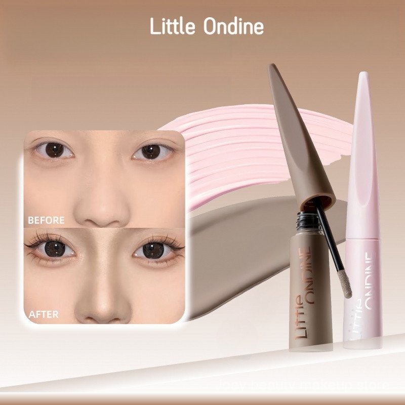 Little Ondine Highlight Shadow Consolidation Fluid Matte Facial Artifact Women 'S Nose Shadow Brightening Xương đòn lõm Highlight Consolidation Face liquid Highlight R8LD