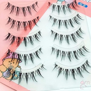 5 Cặp Lông Mi Giả Giả Lâu Dài Nở Tóc Wispy Một Mảnh Mi Cho Nữ Và Bé Gái Trang Điểm DIY
