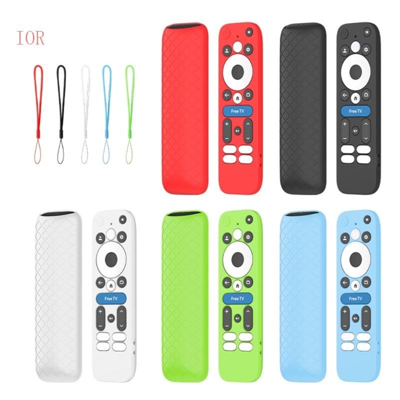 IOR Chống Sốc Điều Khiển Từ Xa Dành Cho onn GoogleTV Box 4KPro Remote Cover Bảo Vệ Toàn Thân Vỏ Chống Trơn Trượt