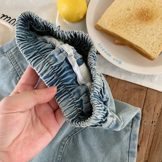 Trẻ Em Mùa Hè Quần Short Denim Bé Trai Hàn Quốc Quần Bé Trai Bé Rời Mỏng Năm Điểm Quần