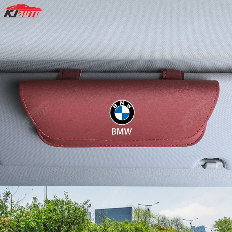 Bmw Da Kính Ốp Lưng Ô Tô Tấm Che Nắng Thẻ / Bảo Quản Vé Người Tổ Chức Tài Liệu Phụ Kiện Xe Hơi Cho 3 Series 5 X5 X3 X1 2 Series 1 Series 4 Series X4