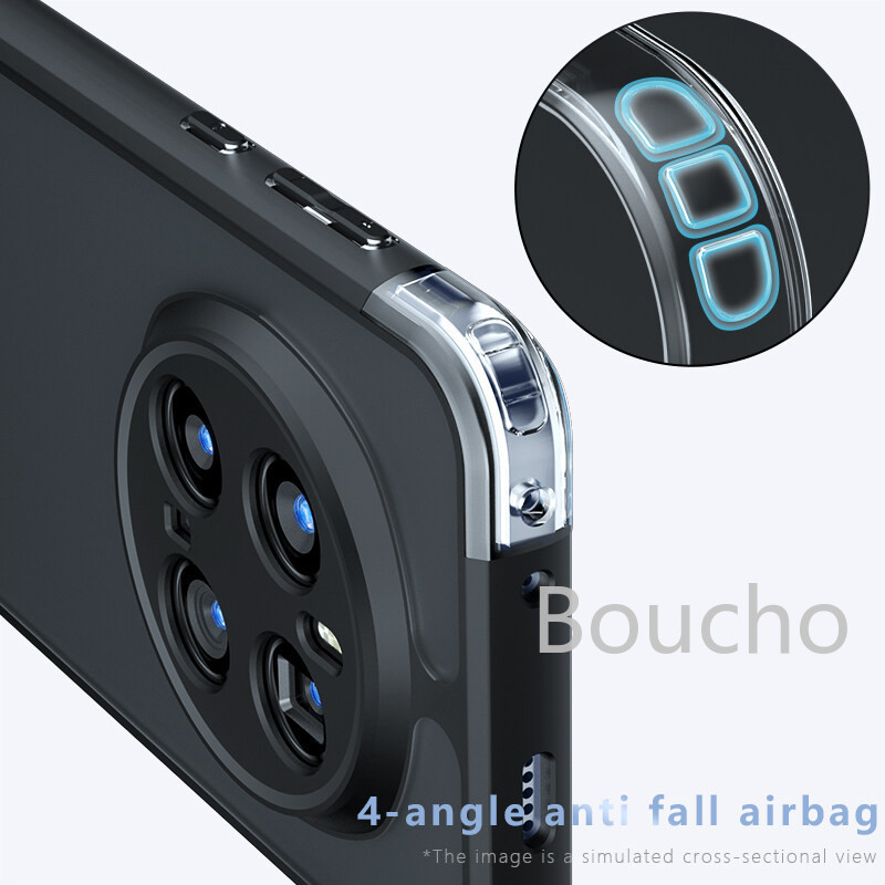 Dành Cho Honor Magic 7 6 5 Pro Magic7 Magic7Pro 7Pro 5G Ốp Điện Thoại Trong Suốt Mờ Giáp Bảo Vệ Chống Sốc Mặt Sau Chống Vân Tay Bìa Cứng