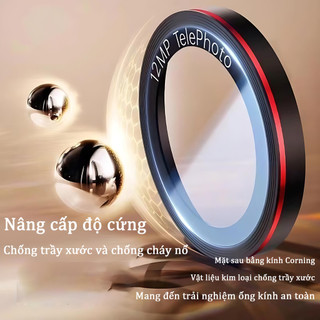 Miếng dán camera iPhone AR giữ nét HD chống trầy cho iPhone 17 Air 16 15 14 13 12 11 Pro Max Mini