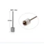 Kim bơm bóng đa năng inox không gỉ, chống gỉ, dùng cho bóng rổ, bóng đá, bóng chuyền