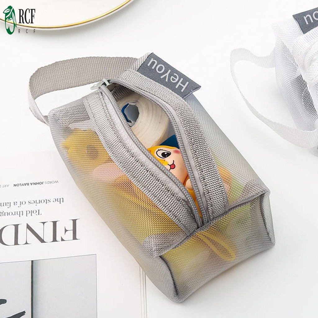 Túi đựng đồ vệ sinh di động Thiết kế lưới nhẹ bền bỉ Túi du lịch cho mỹ phẩm Đồ vệ sinh Chăm sóc da