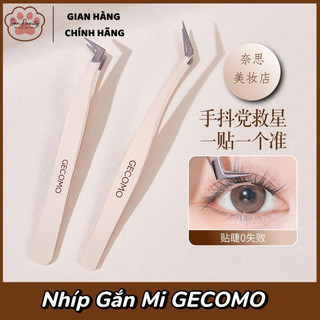[GECOMO] Nhíp Gắp Mi Gecomo Chất Liệu Thép Không Gỉ Cao Cấp Thao Tác Dễ Dàng