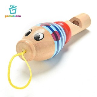 Gamchiano 1 Cái Còi Động Vật Âm Nhạc Khai Sáng Bé Trẻ Em Giáo Dục Đồ Chơi Bằng Gỗ
