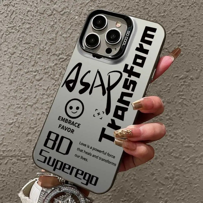 Sang Trọng Phổ Biến Họa Tiết Chữ Cái Tương Thích Cho Redmi Note 14 13 12 11 10 9 8 Pro Redmi Note 7 11S 10S 9S Tranh Phong Cảnh Ốp Điện Thoại Cứng
