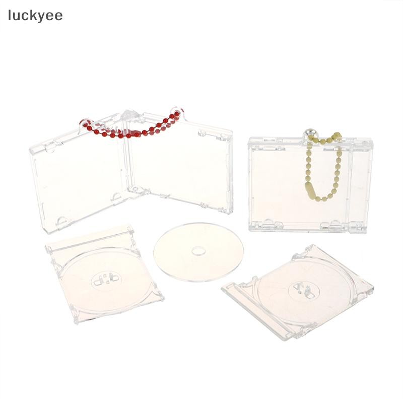 Luckyew Trống Album CD Case Móc Khóa CD Player Móc Khóa Ngoại Vi Kỷ Niệm Album Chìa Khóa Cho DIY Ba Lô Mặt Dây Chuyền TQ
