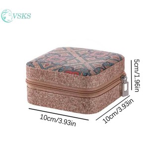 Chenlongshang Trang Sức Người Tổ Chức Trưng Bày Du Lịch Hộp Đựng Trang Sức Di Động Hộp Đựng Trang Sức Du Lịch Bông Tai Vòng Cổ Hộp Bảo Quản EN