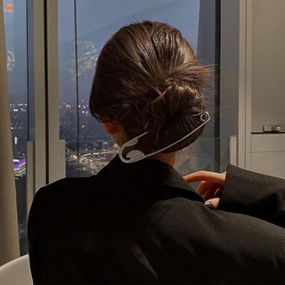 Kẹp Tóc Kim Loại Hình Pin Lớn, Thiết Kế Vuốt Sang Trọng, Thích Hợp Cho Mọi Độ Dày Mái Tóc