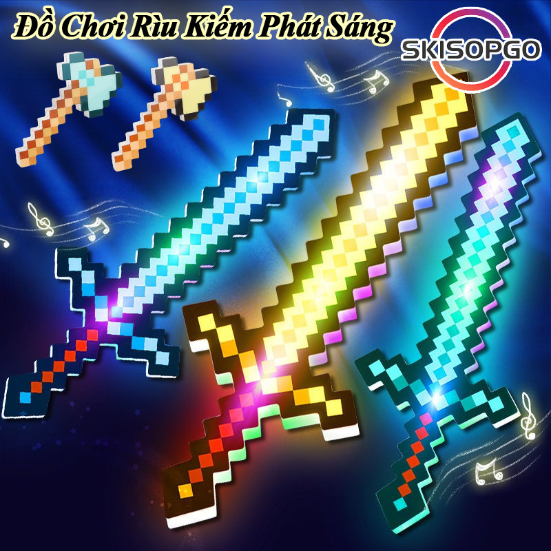 Đồ Chơi Rìu Kiếm Phát Sáng, đồ Chơi Trẻ Em, Mới Nhất 2025, đèn Rực Rỡ