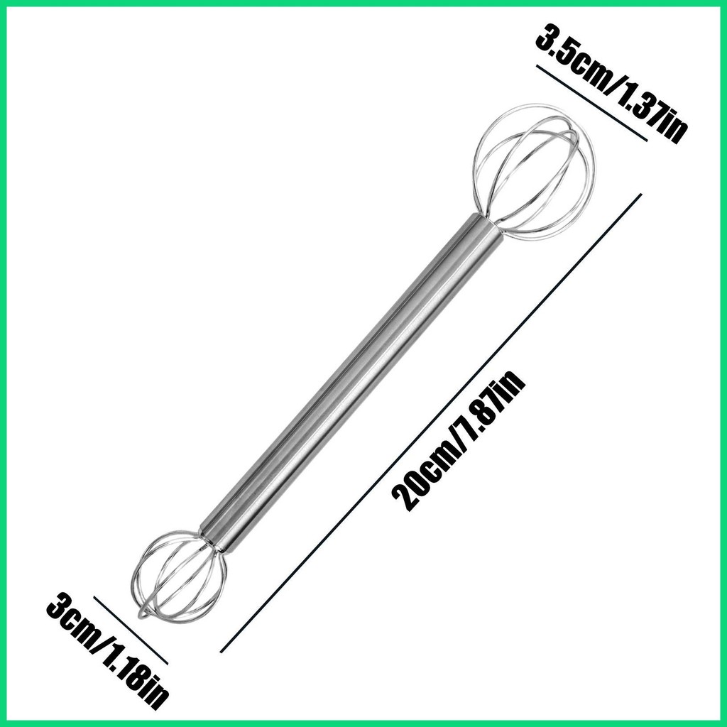 Máy khuấy Miso Thép không gỉ Hai đầu Miso Dán khuấy Máy xay sinh tố cấp thực phẩm Nhật Bản Máy đánh trứng cho máy đánh trứng jiwvn