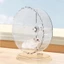Bánh xe tập thể dục thú cưng LAKAM 1pc​, Bánh xe chạy bộ Hamster im lặng trong suốt, Dễ tháo rời Đồ chơi tập thể dục mở rộng Phụ kiện thú cưng