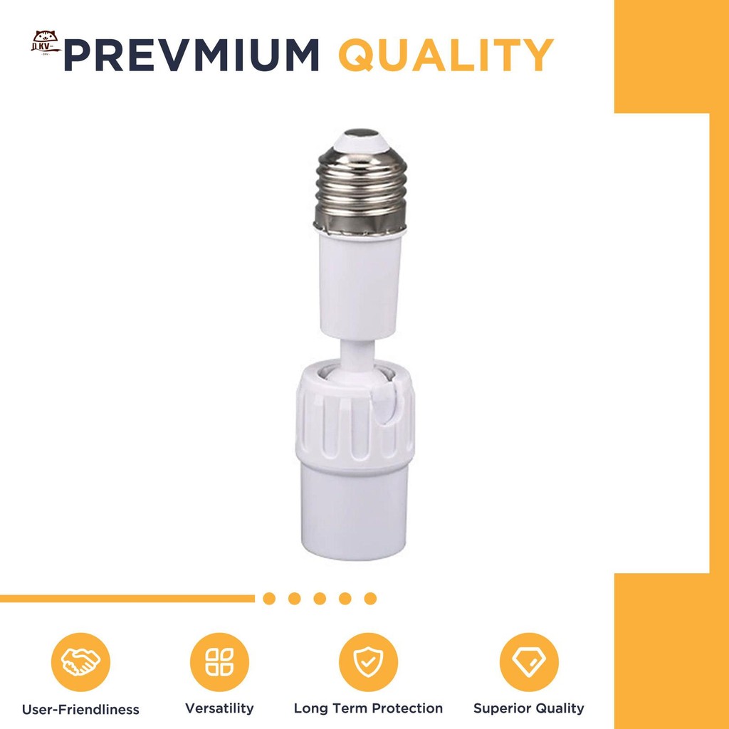 Bộ mở rộng ổ cắm đèn E27 Ổ cắm mở rộng có thể điều chỉnh linh hoạt có thể uốn cong cho đèn và bóng đèn