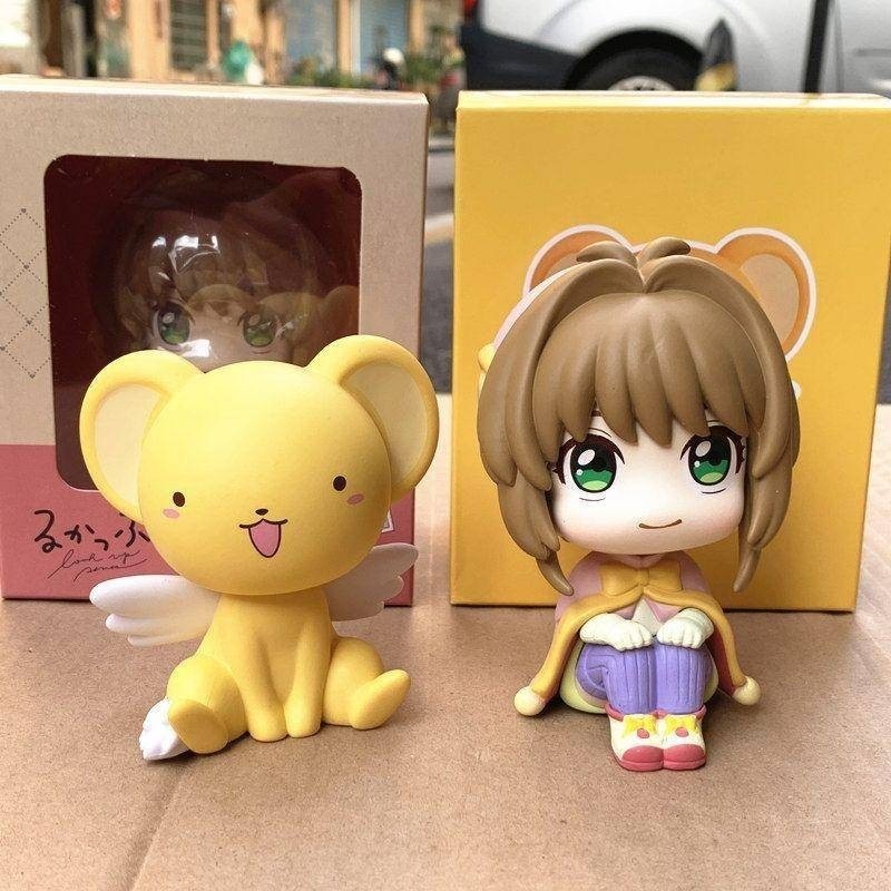 Anime Cardcaptor Sakura Nhân Vật Hành Động Sakura Kinomoto Cerberus PVC Tượng Colleciton Mô Hình Búp Bê Đồ Chơi Trẻ Em