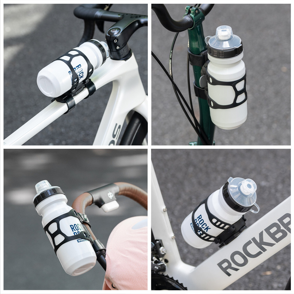 Khóa gấp xe đạp Rockbros MTB với silicone chống shock và nam châm tự động mở - Dùng cho xe đạp đường bộ và địa hình