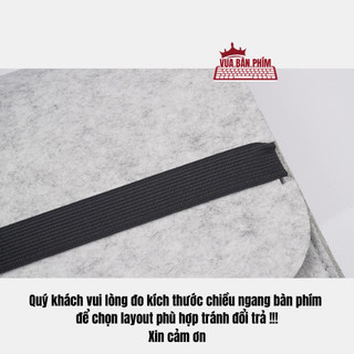 Túi Đựng Bàn Phím Cơ Đa Năng – Tương Thích Nhiều Kích Cỡ, Chống Trầy Hiệu Quả