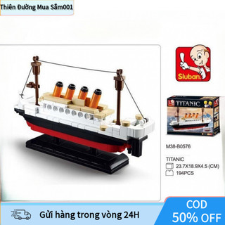 Bộ Xếp Hình Tàu Titanic – 194 PCS, Thiết Kế Chi Tiết, Lắp Ráp Thử Thách Và Thú Vị