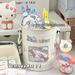 Quế Chó Dung Tích Lớn Bút Cô Gái Lưu Trữ Dễ Thương Hello Kitty Nhựa Bảo Quản ins Đồ Lặt Lặt Lặt Lặt Lặt Sanrio Học Sinh