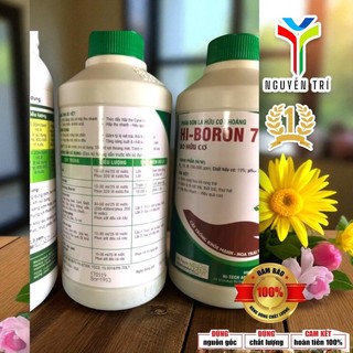 Phân Bón Lá Bo Hữu Cơ Hi-Boron 7-14 (Chai 500ml) - Hàng Úc, Chống Rụng Hoa, Nứt Trái