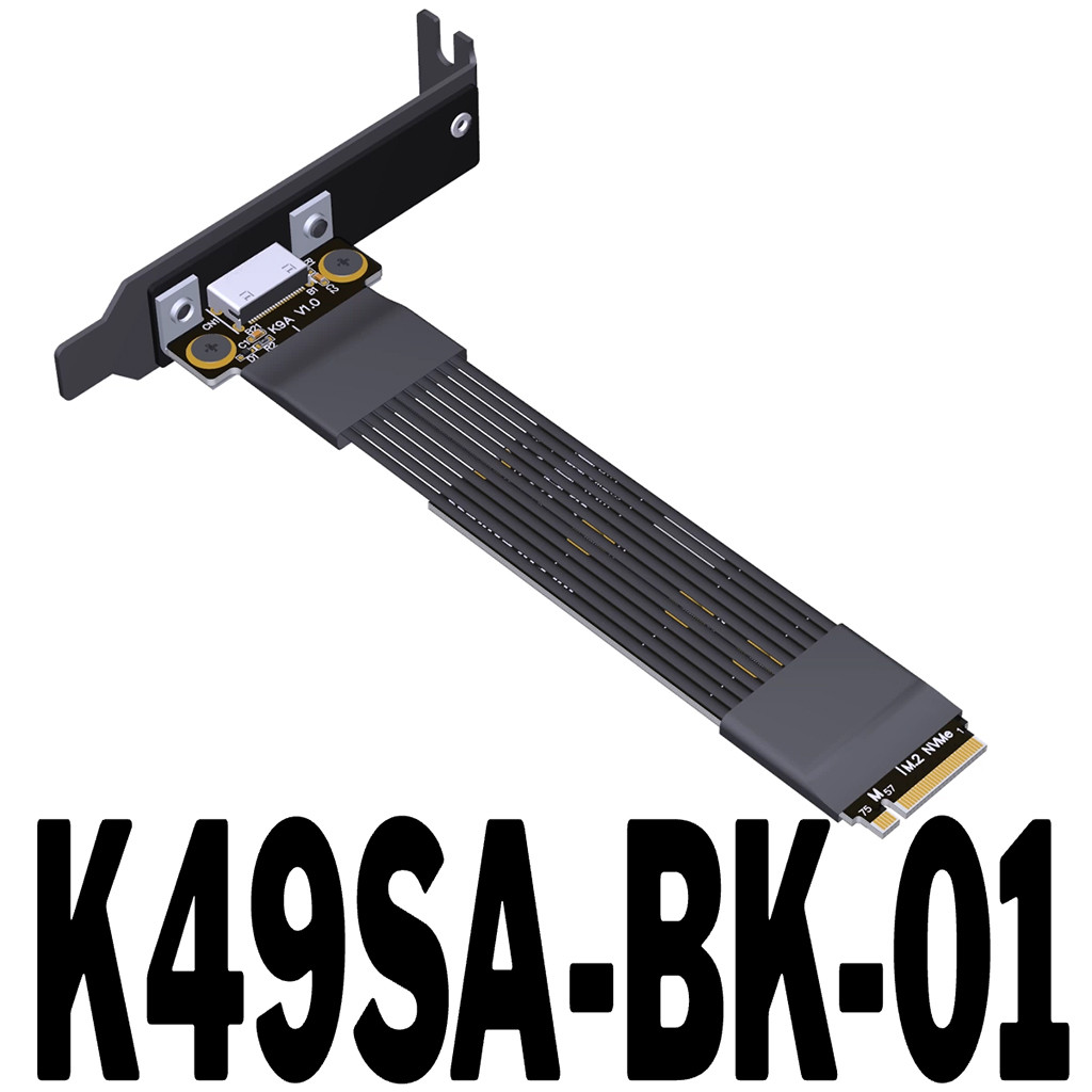 Cáp ADT-Link PCI-E 4.0 X4 Gen4 64Gbps M.2 NVME Sang OCuLink SFF-8611 SFF-8612 Card Đồ Họa Cáp Nối Dài Bên Ngoài