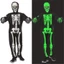 Treeling Bright Childrens Halloween Skeleton Trang phục Body Áo liền quần cho bữa tiệc đêm Truy cập vải thoáng khí
