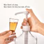Bình đựng siro 1600ml bằng nhựa cao cấp, có vòi bơm định lượng 5ml/10ml, kèm cả vòi bơm, tiện lợi cho gia đình