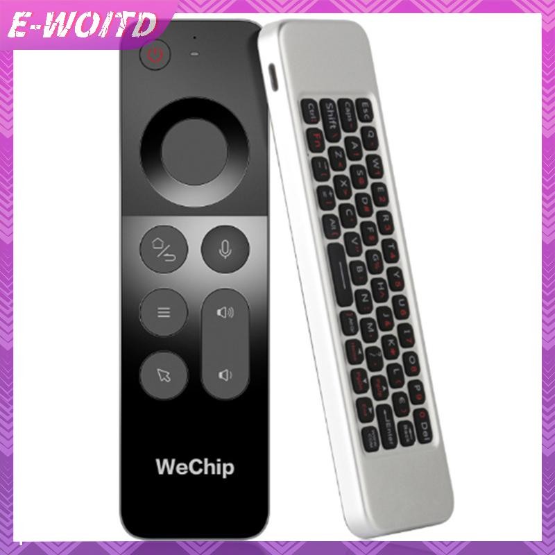 E-WOITD Voice Air Mouse Điều khiển từ xa W3 2.4G Bàn phím không dây cầm tay cho Android TV BOX PC HNVN