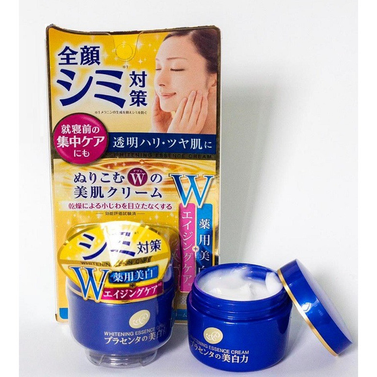 Kem dưỡng trắng da Meishoku Whitening Essence Cream 55g nội địa Nhật Bản