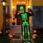 Treeling Bright Childrens Halloween Skeleton Trang phục Body Áo liền quần cho bữa tiệc đêm Truy cập vải thoáng khí