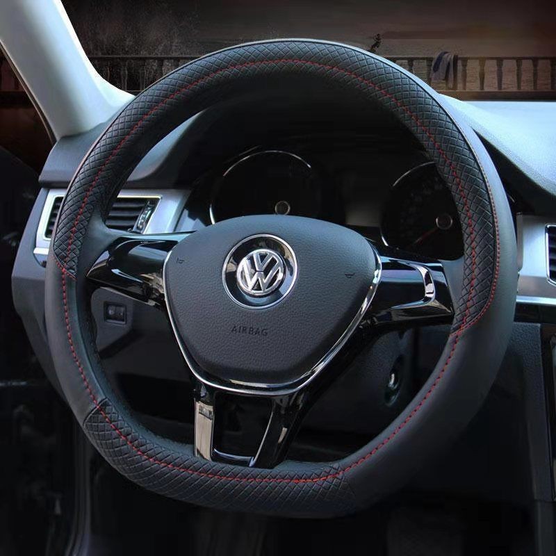 Volkswagen Sagitar Lavida Magitar Tiguan L Golf 7 Cổ Polo Santana Bốn Mùa Da Vô Lăng Bao EEES