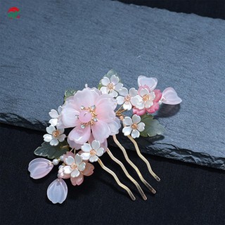 Bộ kẹp tóc hoa hồng phong cách cổ điển - Phụ kiện thời trang cho trang phục Hán và sườn xám