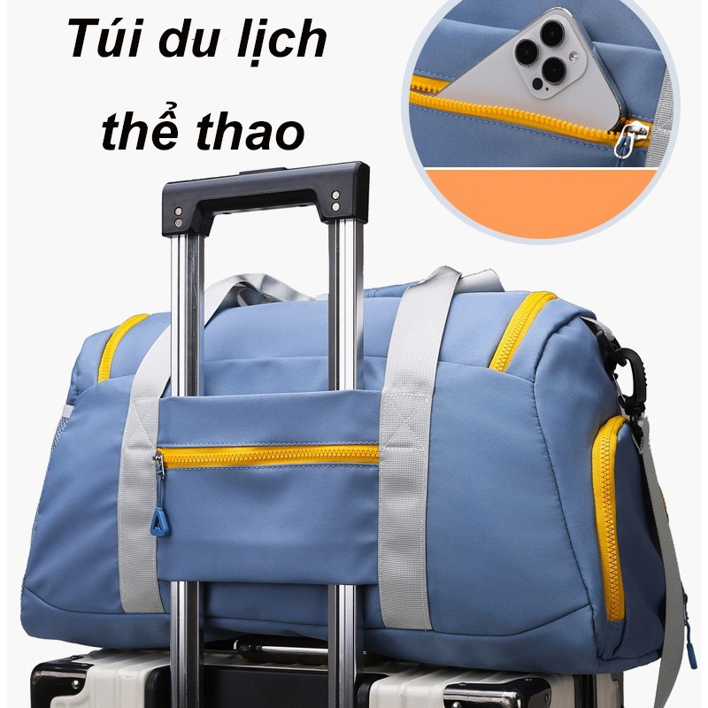 Túi Du Lịch Xách Dựng Cỡ Lớn,Túi Xách Du Lịch Thể Thao,tách khô và ướt,có ngăn đựng giày,Túi thể thao và tập thể dục