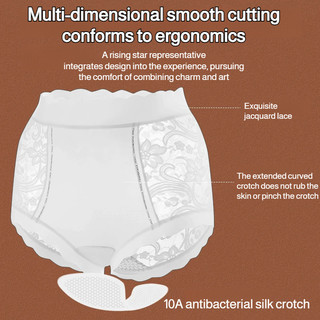Quần Lót Ren Gợi Cảm Brelira - Chất Liệu Lụa Kháng Khuẩn, Kiểm Soát Bụng - Nhiều Kích Cỡ