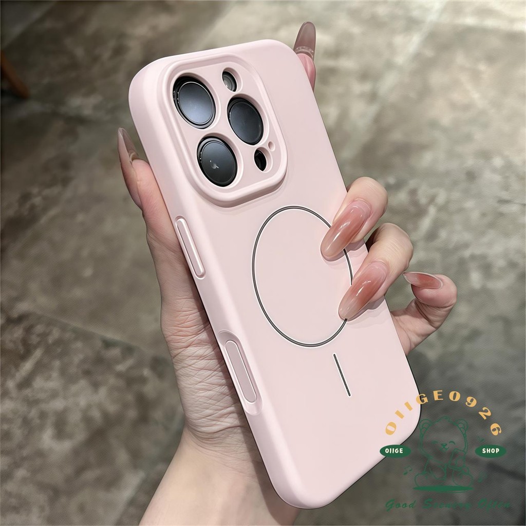 Ốp điện thoại từ tính nhạy cảm chống bẩn cho da lỏng chống bẩn iphone16 Pro Max 15 14 13 12 11 cho vỏ iPhone Vỏ mềm silicon TPU chống sốc