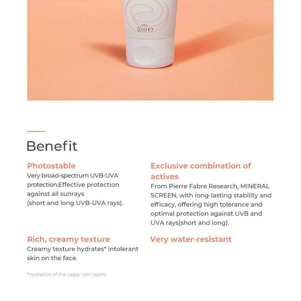 Avene Mineral Sun Cream SPF50+ PA+++ 50ml