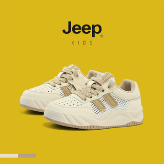 JEEP giày thể thao cổ thấp trẻ em, lưới thoáng khí, đế mềm chống mài mòn, chống trơn trượt, nhẹ, mùa hè 2025