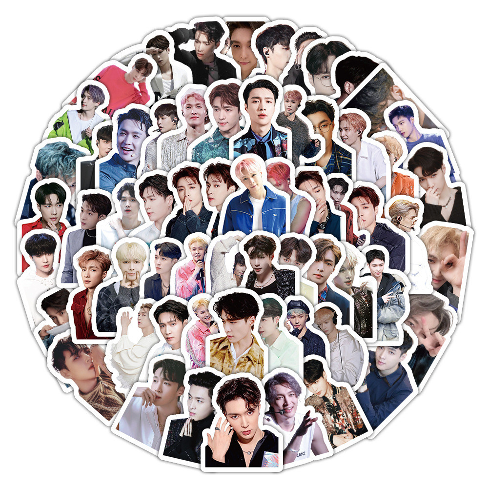 65-103 Cái / bộ EXO Album Mới EXIST Photo Sticker LAY SEHUN CHANYEOL Gói Mini Sáng Tạo Đầu Lớn Hành Lý Laptop Điện Thoại Sổ Tay Dán YM