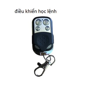 tay điều khiển remote từ xa học lệnh RF433 4 nút A B C D chống nước-kèm pin-tay đầu bấm học lệnh RF433 4 nút A B C D