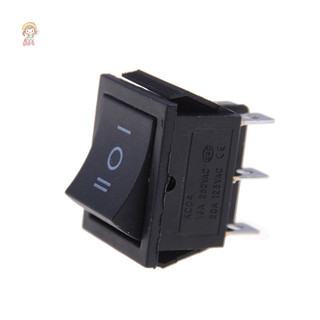 TWE 1 CÁI KCD4 Rocker Đen DPDT BẬT / TẮT / BẬT 6 PIN 16A / 250VAC 20A / 125VAC VN