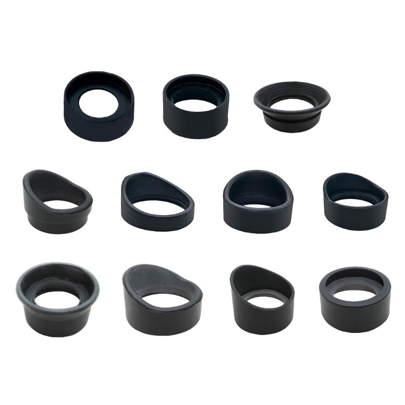 Mon Cao Su Mềm Thị Kính Mắt Tấm Chắn Mắt 28mm-37mm Ống nhòm Kính Hiển Vi Kính Bảo Vệ Mắt Kính Cho Thị Kính