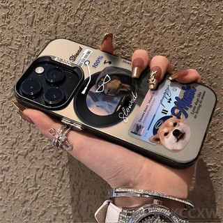Ốp Điện Thoại Mạ Điện Mờ Màu Trơn Cho OPPO A60 A12e A7 AX7 A5S AX5S A3S A77S F11 F19 F17 Pro Reno 7 Lite 7Z Vỏ Bảo Vệ Ống Kính Chó Hoạt Hình Thoáng Mát