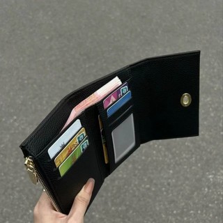 Thời Trang Cao Cấp Nữ Ví Phong Cách Ngắn Có Thể Gập Lại Nhiều Thẻ Ví Tiện Lợi