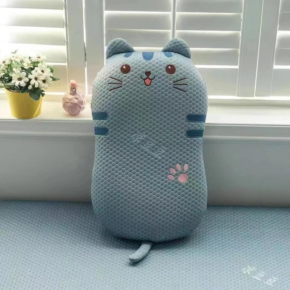 Gối Cao Su Non Bụng Mèo Ice Cool 30x50x8cm Êm Ái Thoáng Mát An Như Bedding